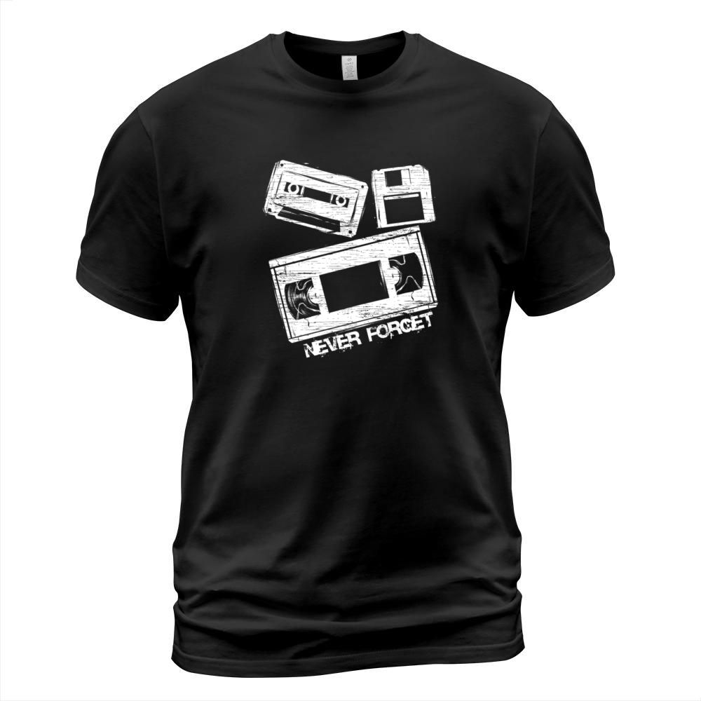 Never Forget Audio Cassette Tape T-Shirt Unisex