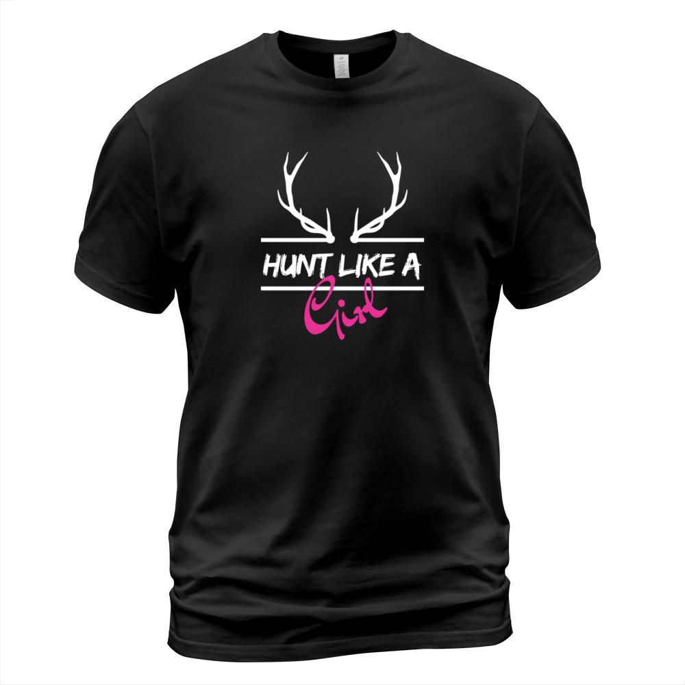 Hunting Hunt Like A Girl Vintage Deer Retro Hunter T-Shirt Unisex
