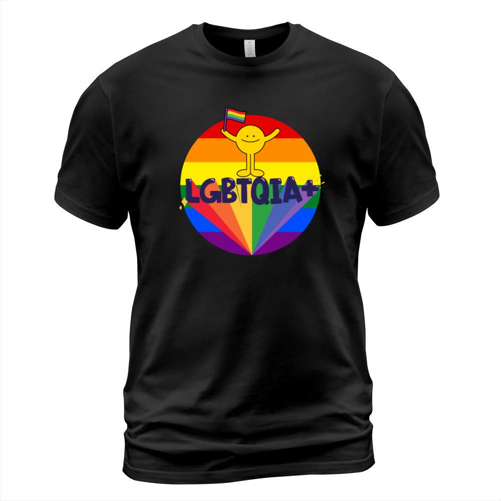 LGBTQIA flag color - Pride quote lgbt community T-Shirt Unisex