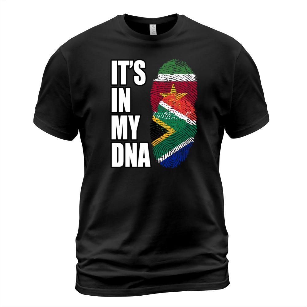 Surinamese And South African Vintage Heritage DNA T-Shirt Unisex