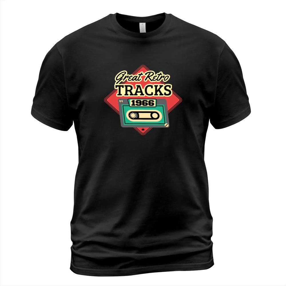 Great Retro Tracks 1966 Cassette Vintage Birthday T-Shirt Unisex