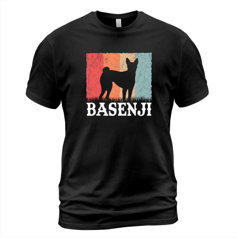 Basenji Retro Congo Terrier Vintage T-Shirt Unisex