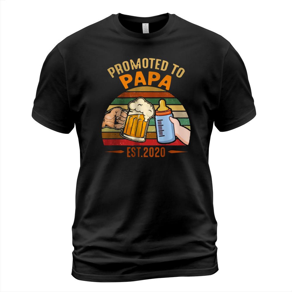 Promoted To Papa EST 2020 vintage shirt T-Shirt Unisex