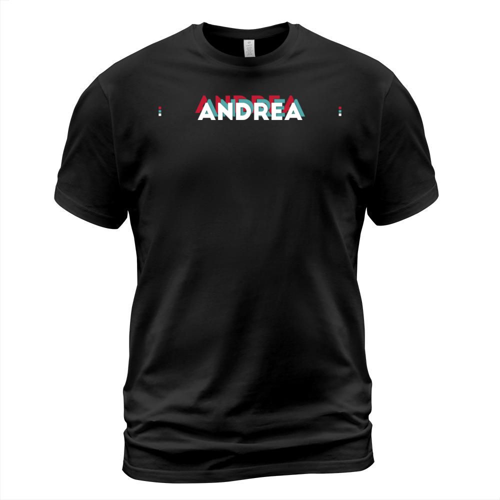 Andrea Name - Funny Name Andrea 80s theme T-Shirt Unisex