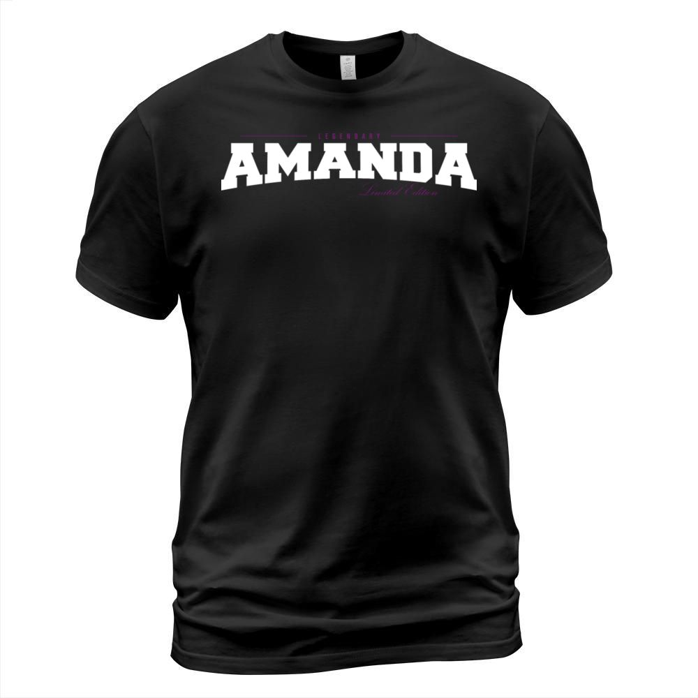 Amanda Name Limited Edition Funny Retro Vintage T-Shirt Unisex