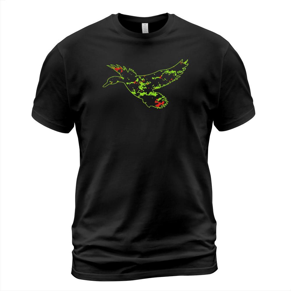 Camouflage Duck Hunting Shirt Green Camo Duc T-Shirt Unisex