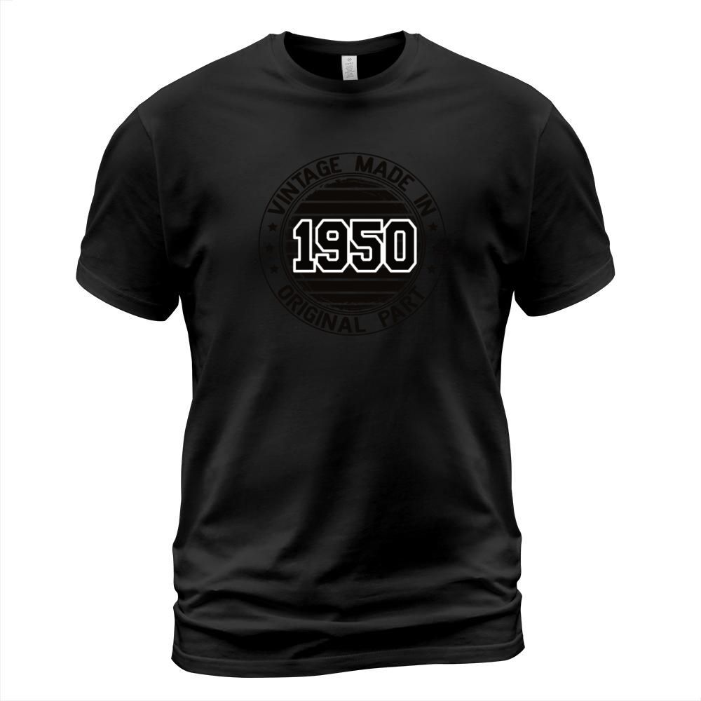 Vintage Made In 1950 Original Part Birthday 1950 T-Shirt Unisex