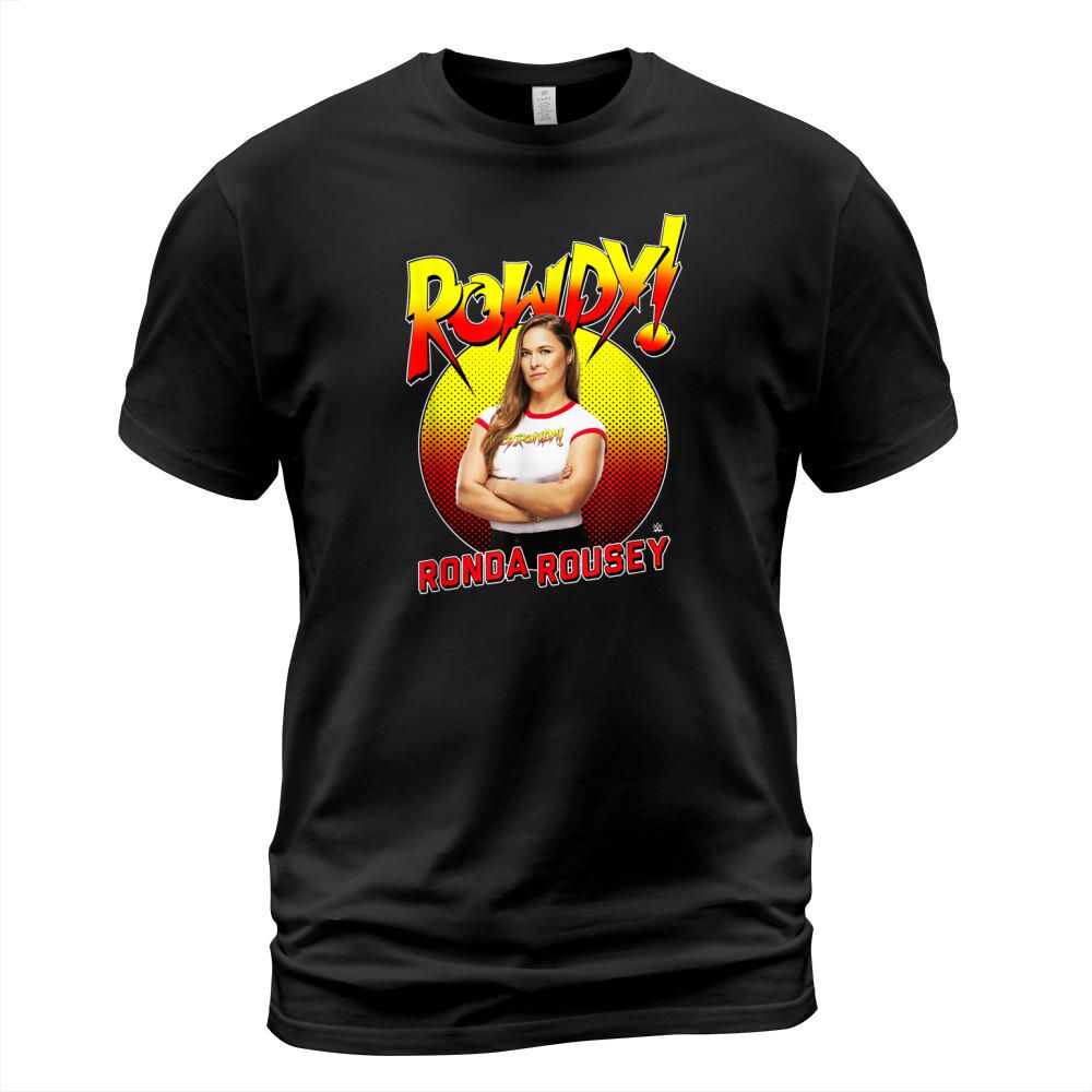 WWE Rowdy Ronda Rousey Farbverlauf T-Shirt Unisex