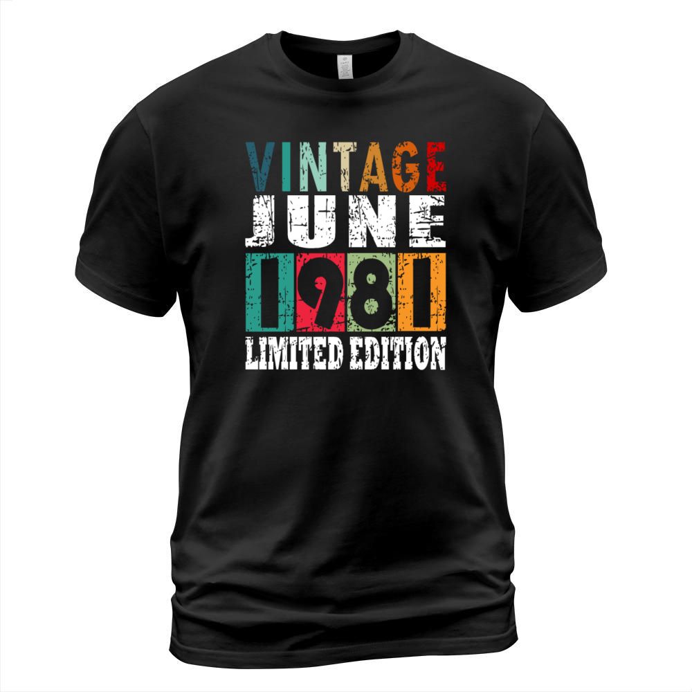 1981 vintage born in June gift T-Shirt Unisex