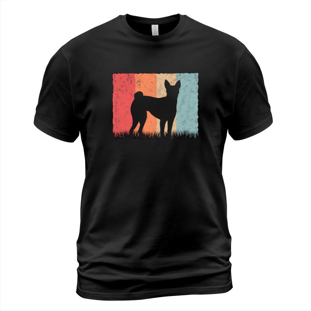 Basenji Retro Congo Terrier Vintage T-Shirt Unisex