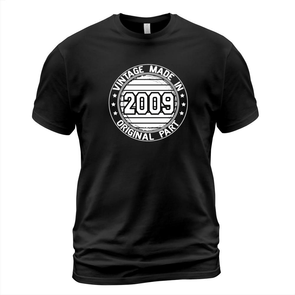 Vintage Made In 2009 Original Part Birthday 2009 T-Shirt Unisex