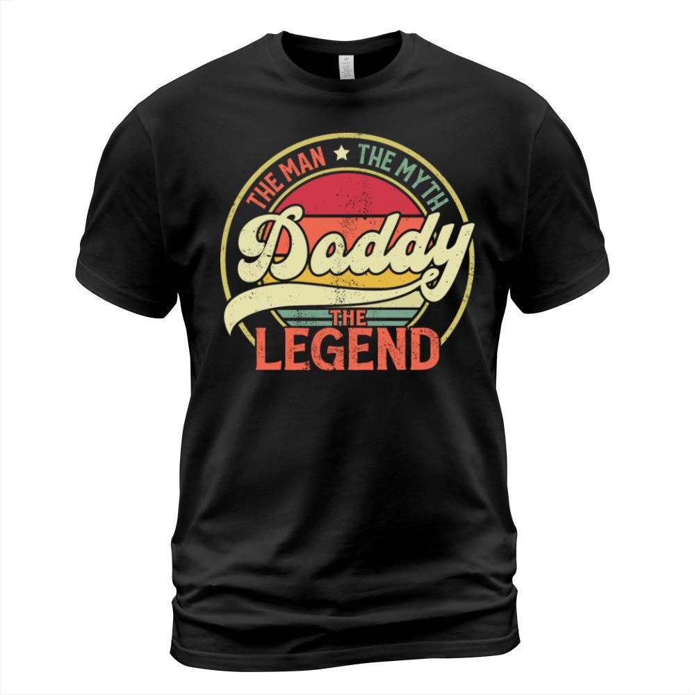 Daddy The Man The Myth The Legend Vintage Sunset T-Shirt Unisex