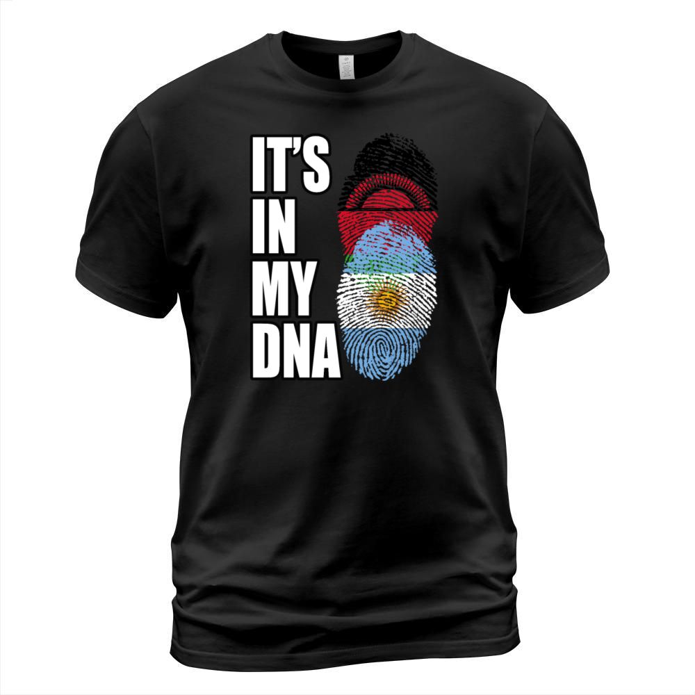 Malawian And Argentinian Mix Heritage DNA Flag T-Shirt Unisex