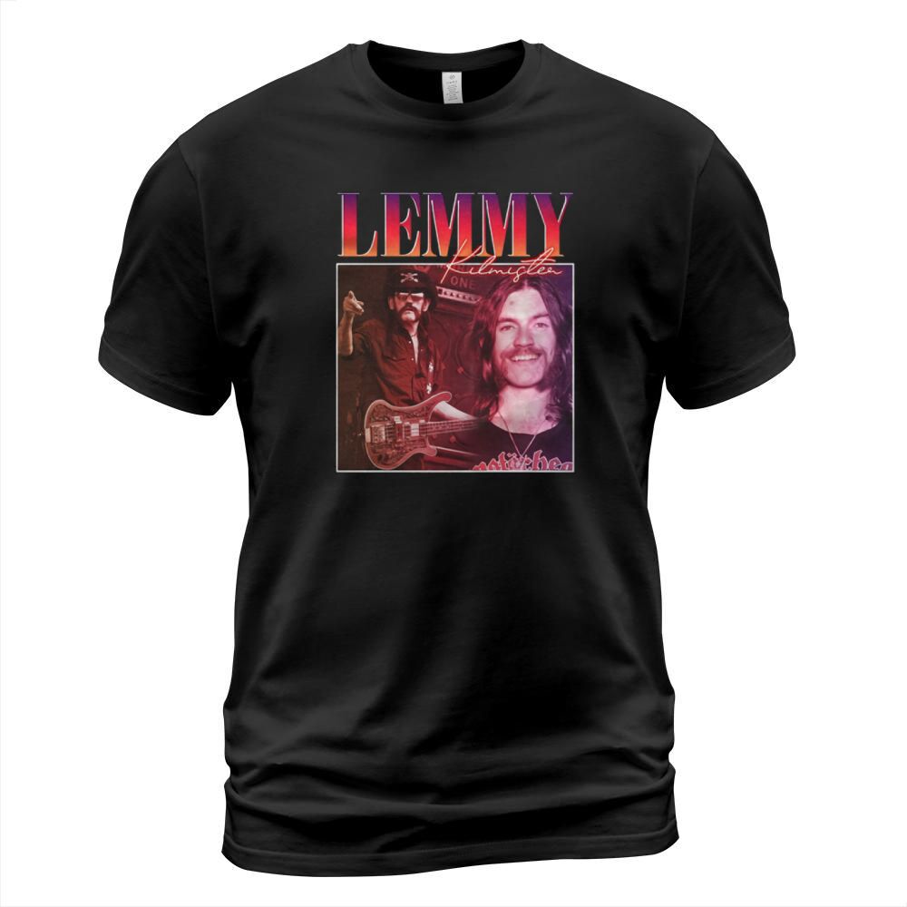 Lemmy Kilmister signature band Rock Motorhead shirt T-Shirt Unisex