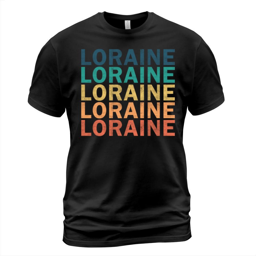 Loraine Name T Shirt - Loraine Vintage Retro Name T-Shirt Unisex