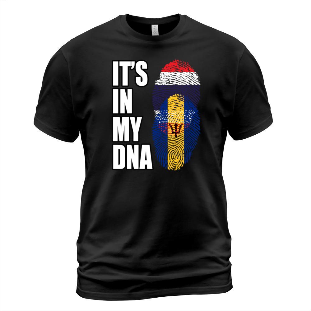 Thai And Barbadian Vintage Heritage DNA Flag T-Shirt Unisex
