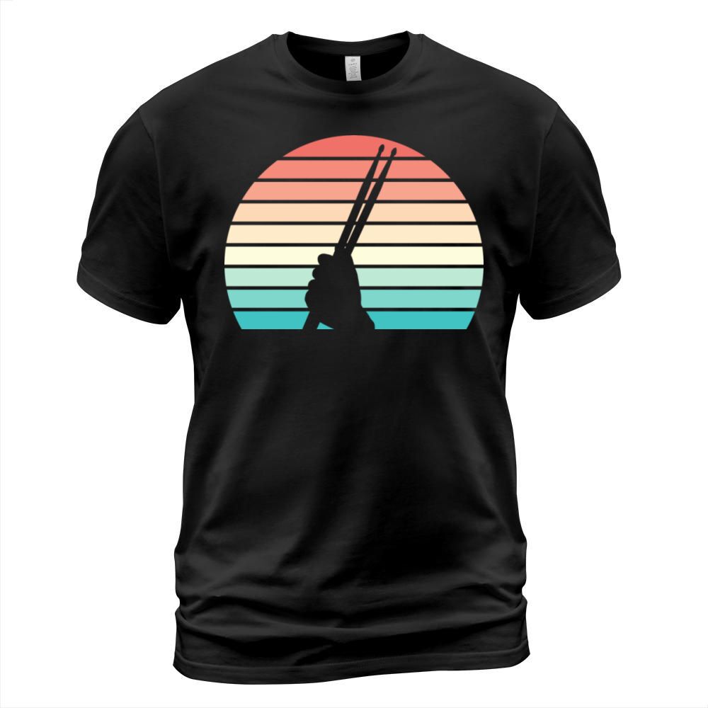 Vintage Drummer Drum Sticks T-Shirt Unisex