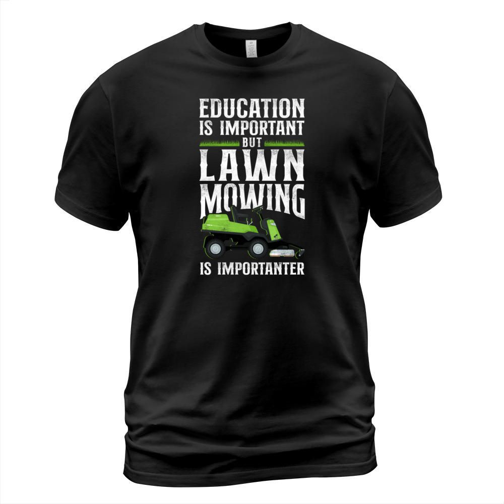 Lawn Mower Mowing Dad Father T-Shirt Unisex