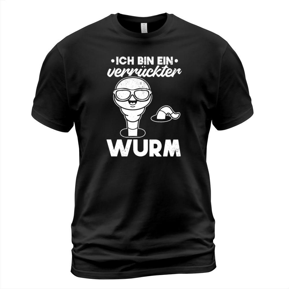 Im A Crazy Worm Cool Compost Worm With Sunglasses T-Shirt Unisex