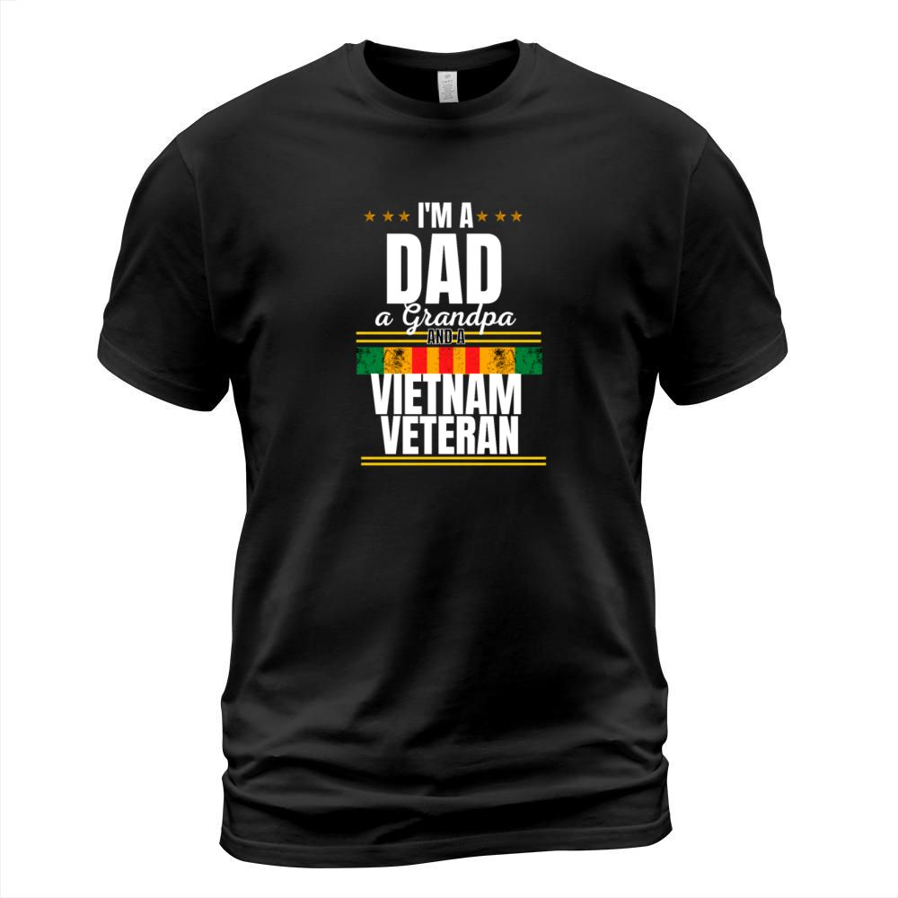 Dad Grandpa Vietnam Veteran Vintage Soldier Retro T-Shirt Unisex