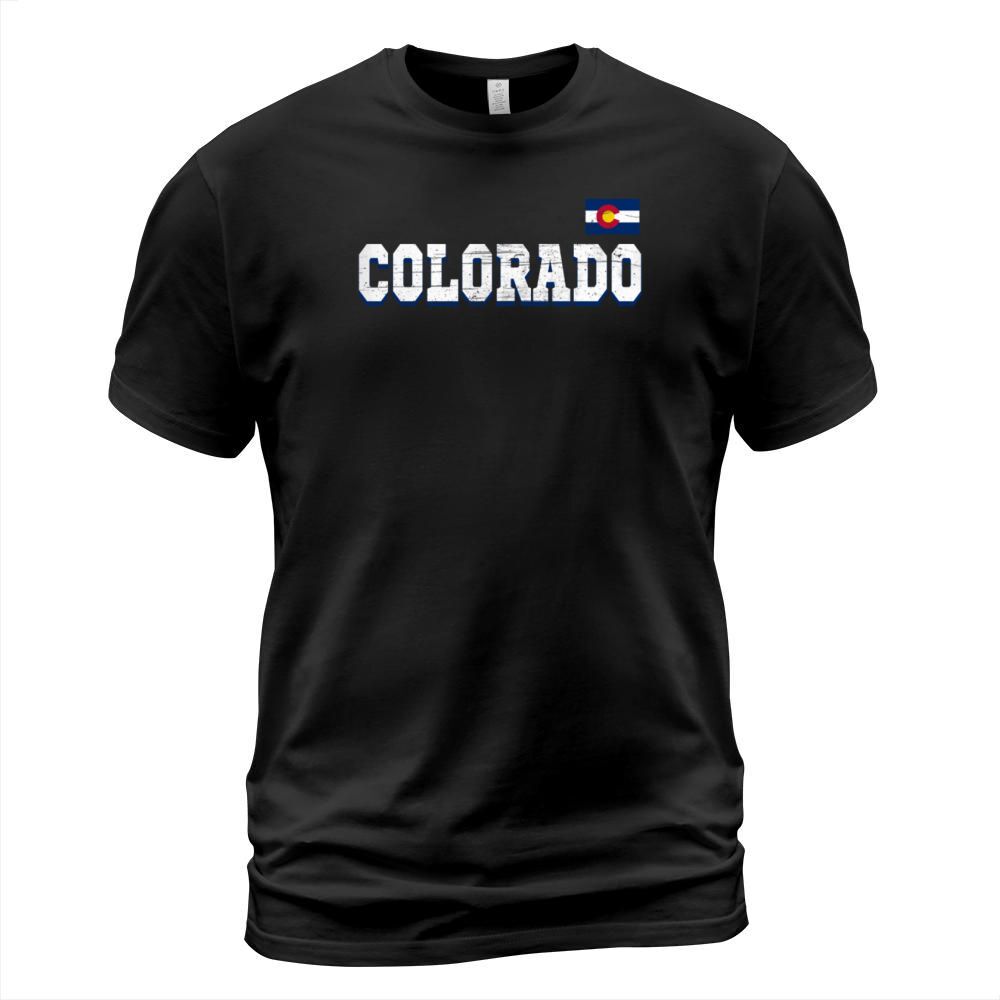 State Name America State Flag Colorado T-Shirt Unisex