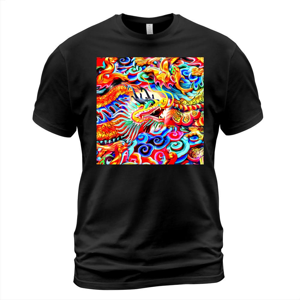 The asian dragons in color T-Shirt Unisex