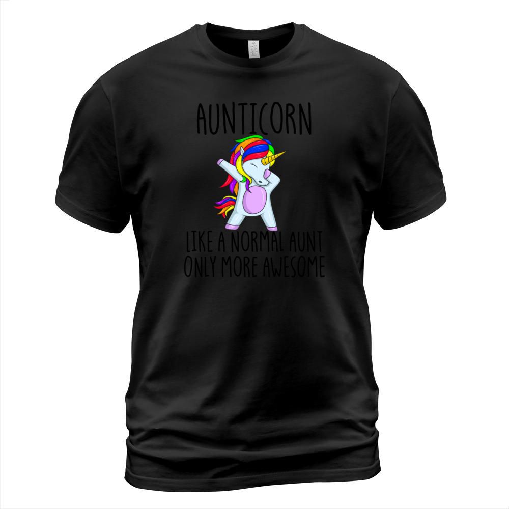 Aunticorn Like Aunt Only Awesome Dabbing Aunticorn T-Shirt Unisex