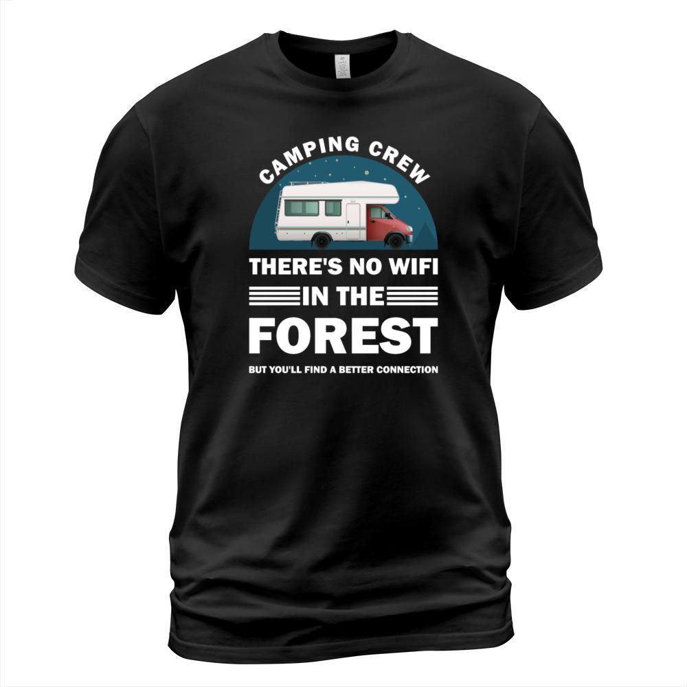 Funny Camping Crew Family Outdoor Vacation T-Shirt Unisex