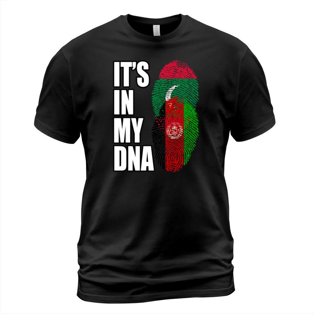 Maldivian And Afghanistan Mix Heritage DNA Flag T-Shirt Unisex