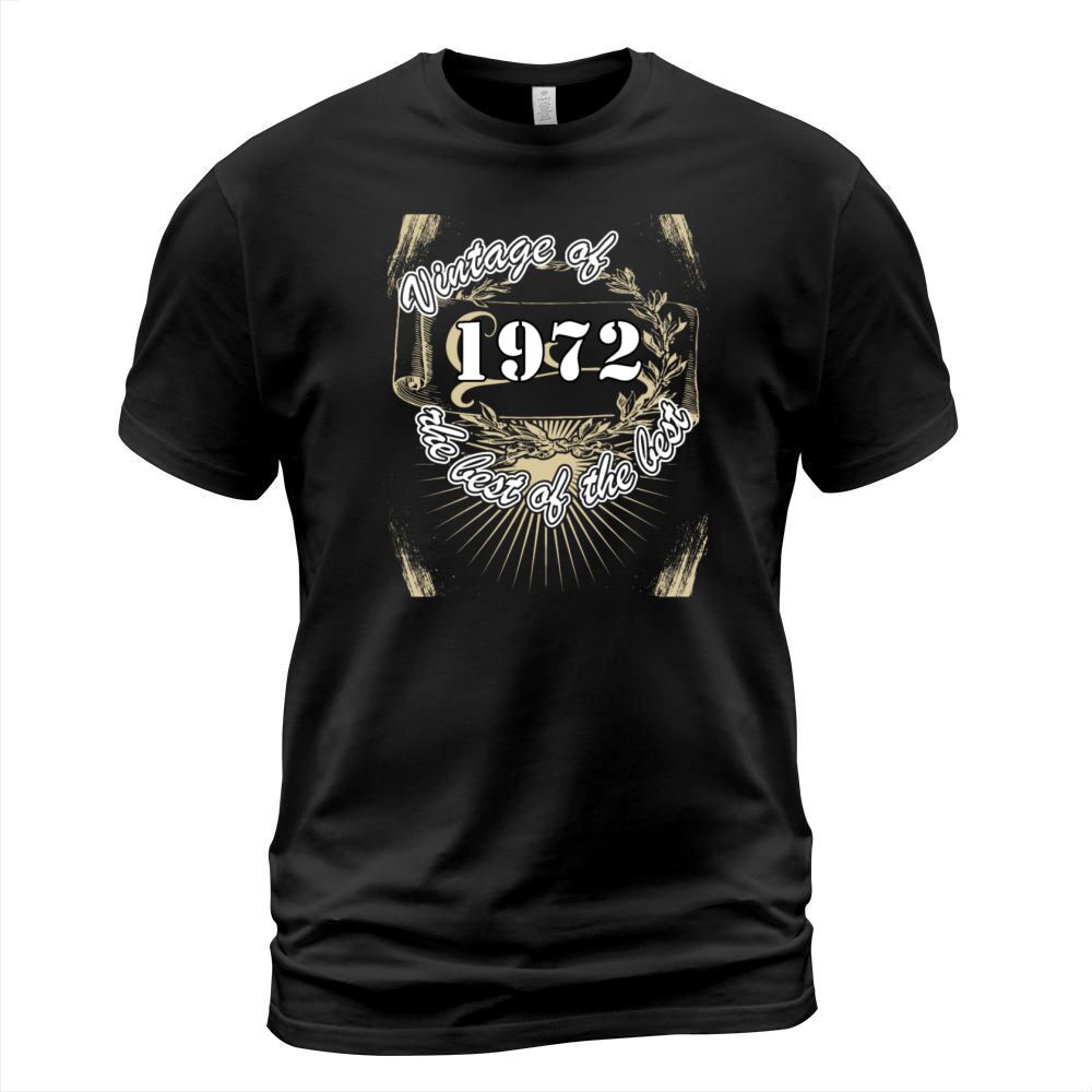 Vintage 1972 Birthday Saying Retro 50 Years T-Shirt Unisex