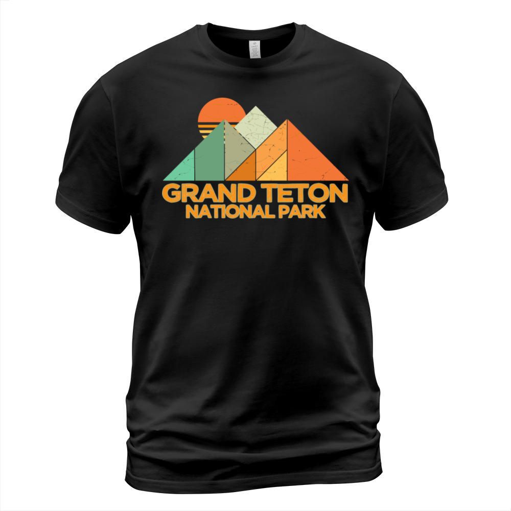 Retro Vintage Grand Teton National Park T T-Shirt Unisex