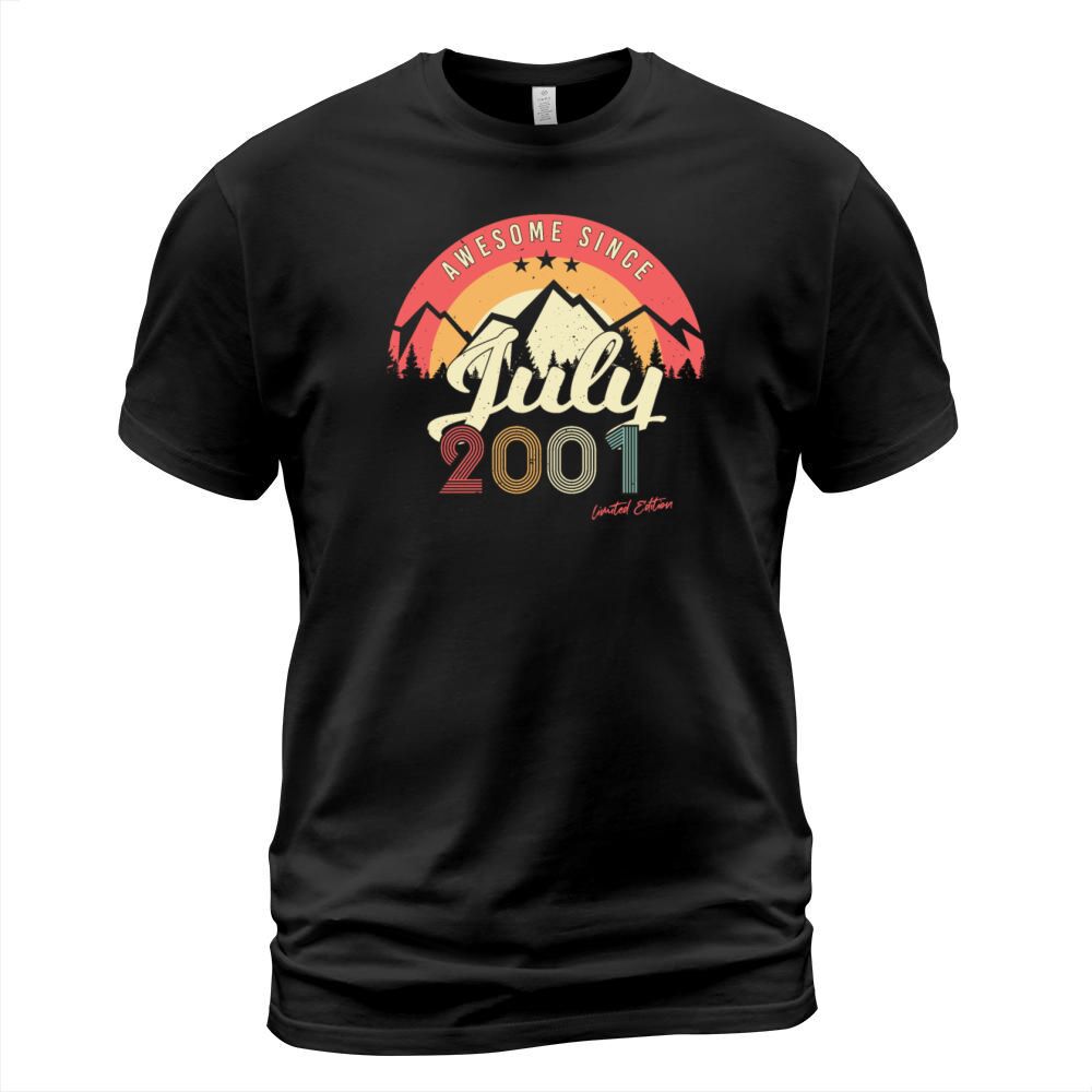 Birth Month July 2001 T-Shirt Unisex