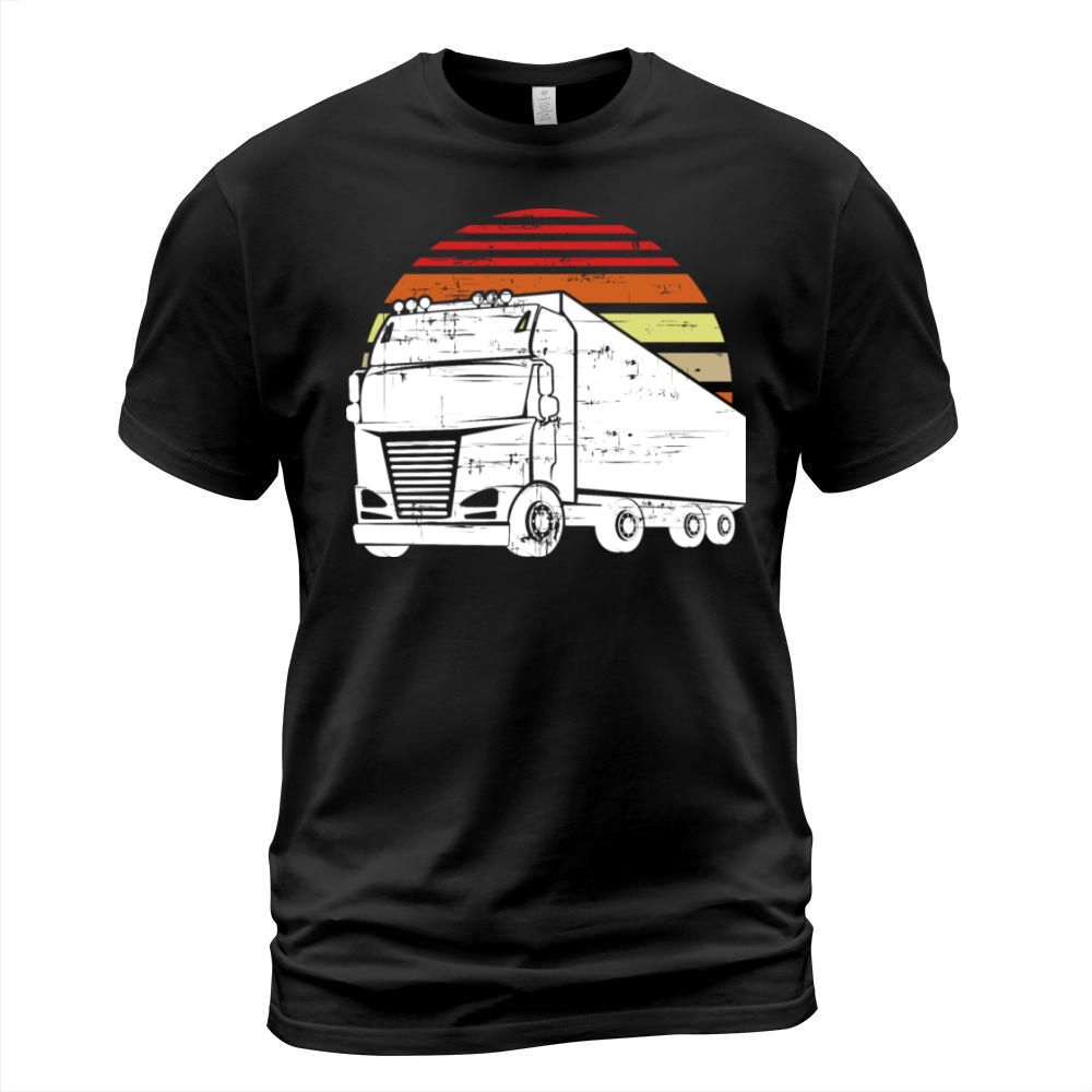 Vintage Truck Trucker Artwork T-Shirt Unisex