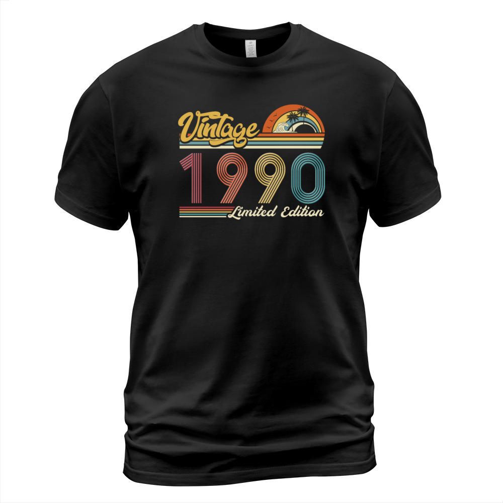 Vintage "Limited Edition" Vintage 1990 Birthday T-Shirt Unisex