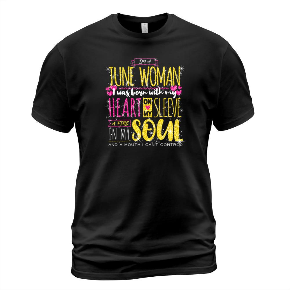 Im a June Woman Birthday Girl Birth Month Gemini T-Shirt Unisex