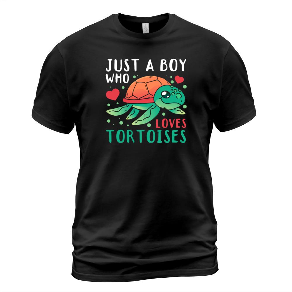Just A Boy Who Loves Tortoises Turtle Tortoises T-Shirt Unisex
