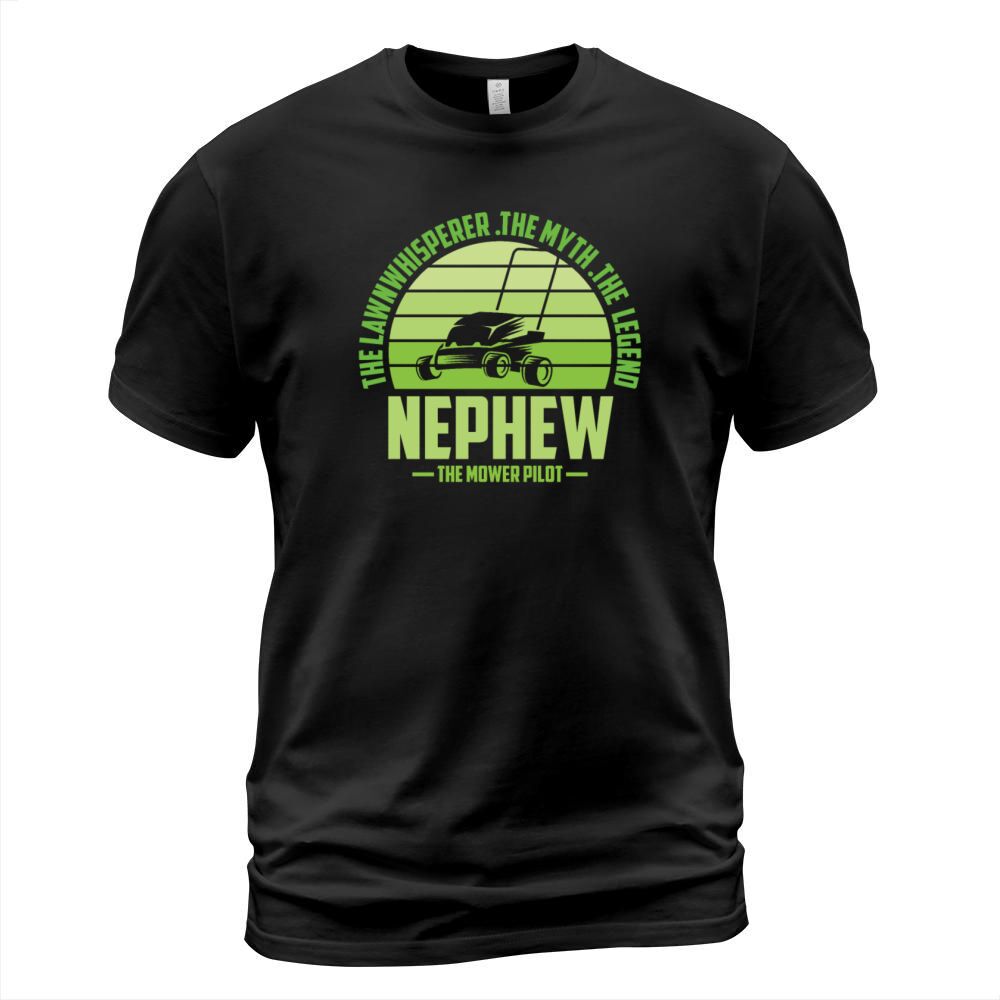 Funny Nephew Lawn Mowing Shirt Lawn Mower Mow Summ T-Shirt Unisex