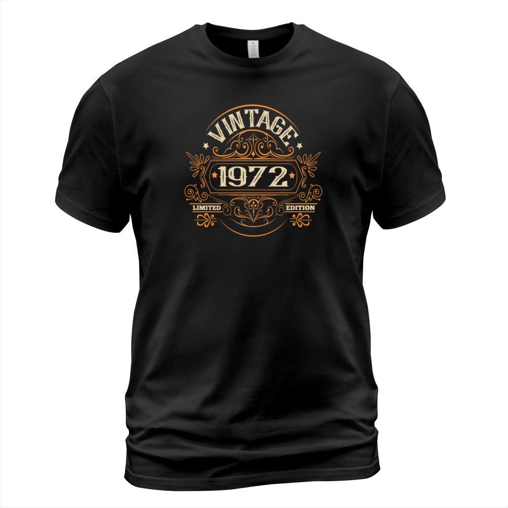 Vintage 1972 Birthday Limited Edition Funny T-Shirt Unisex