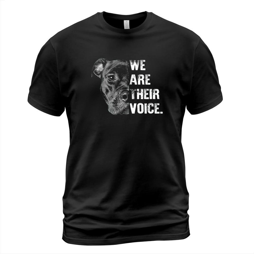 We Are Their Voice Pitbull T-Shirt Unisex