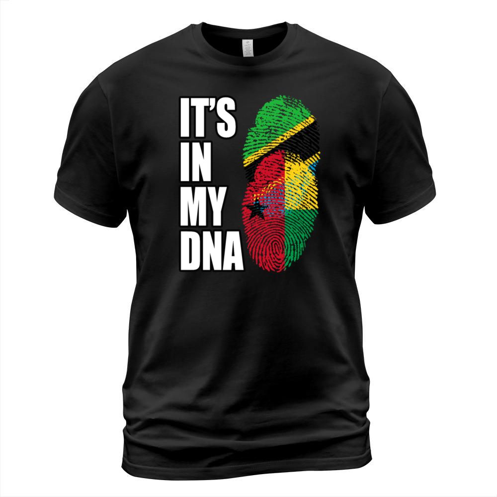 Tanzanian And Bissau Guinean Vintage Heritage DNA T-Shirt Unisex