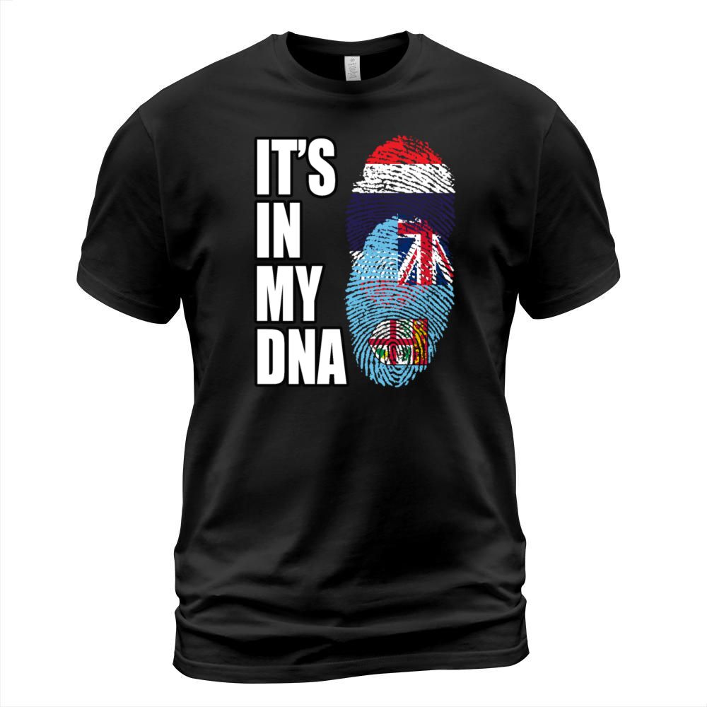 Thai And Fijian Vintage Heritage DNA Flag T-Shirt Unisex