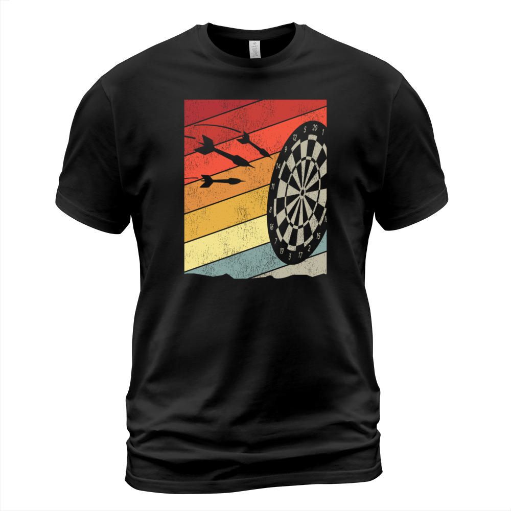 Darts Board Retro Vintage T-Shirt Unisex