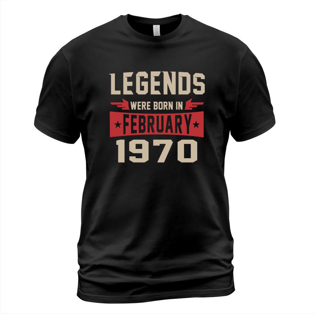 February 1970 Legends born in February 1970 shirts T-Shirt Unisex