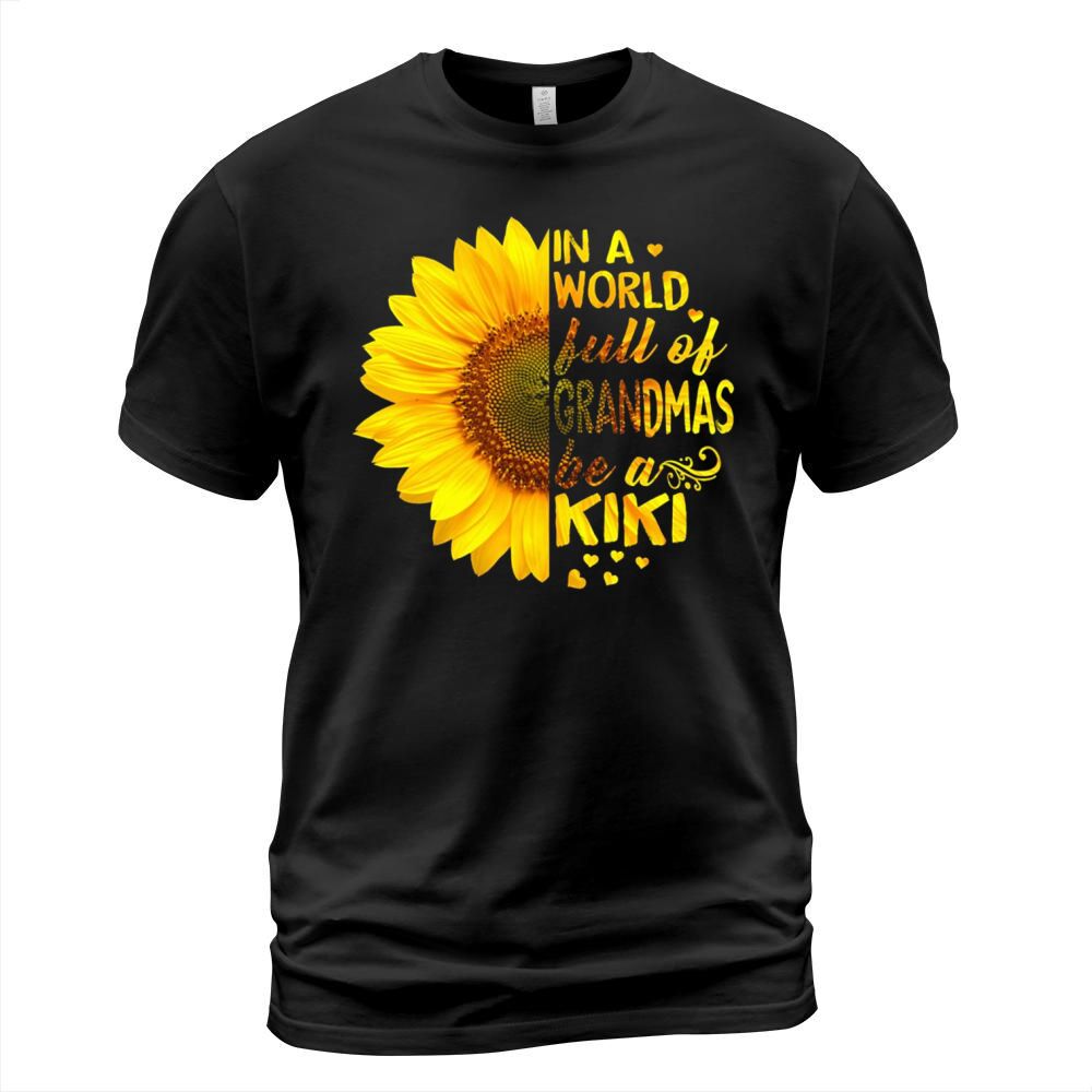 In a world full of grandmas be a Kiki - Ladies Flowy Tank T-Shirt Unisex