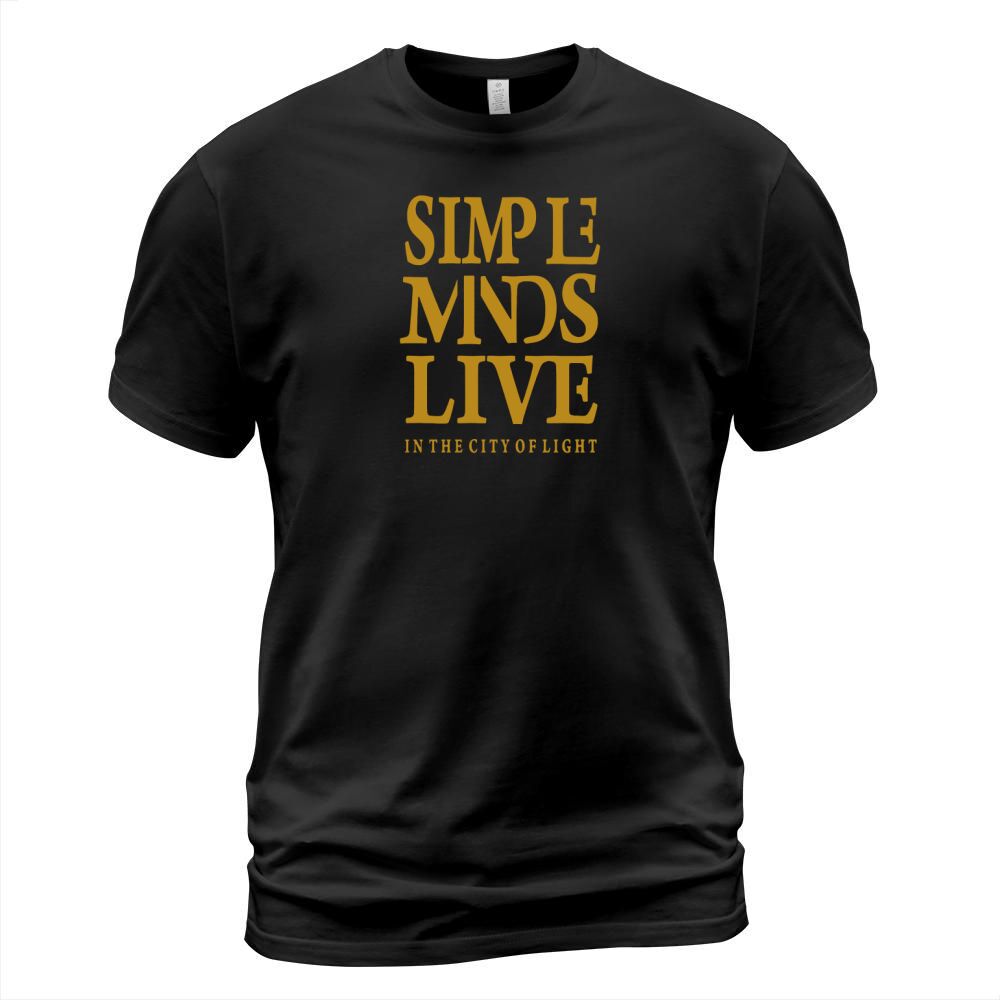 SIMPLE MINDS Live in The City of Light - Mens Premium T-Shirt T-Shirt Unisex