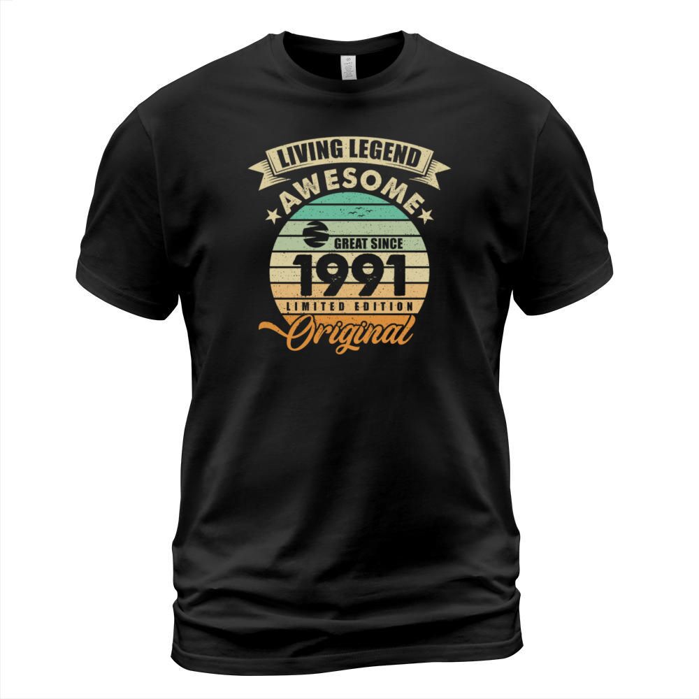 Vintaga 1991 Birthday T-Shirt Unisex