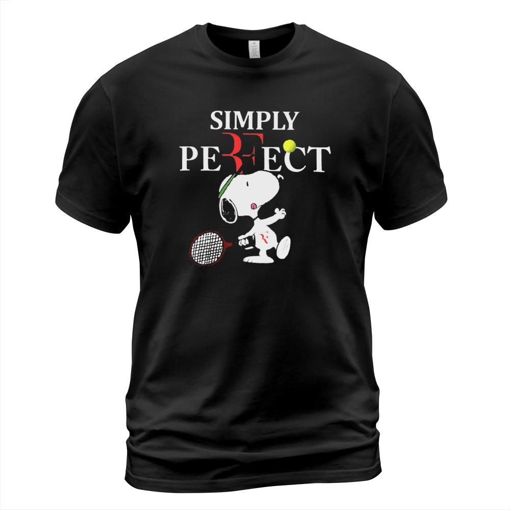 Roger Federer  Snoopy Simply Pefect T-Shirt Unisex