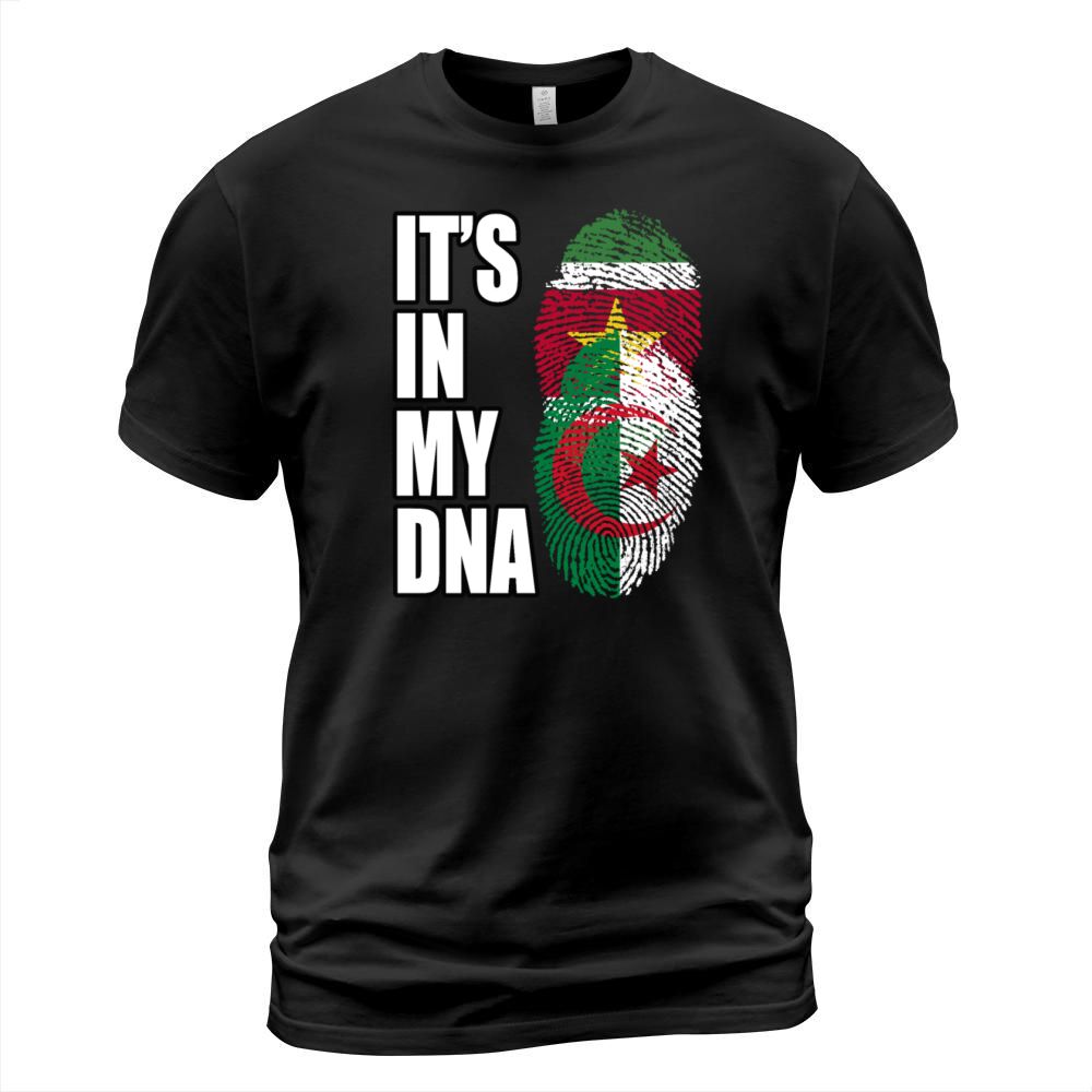 Surinamese And Algerian Vintage Heritage DNA Flag T-Shirt Unisex