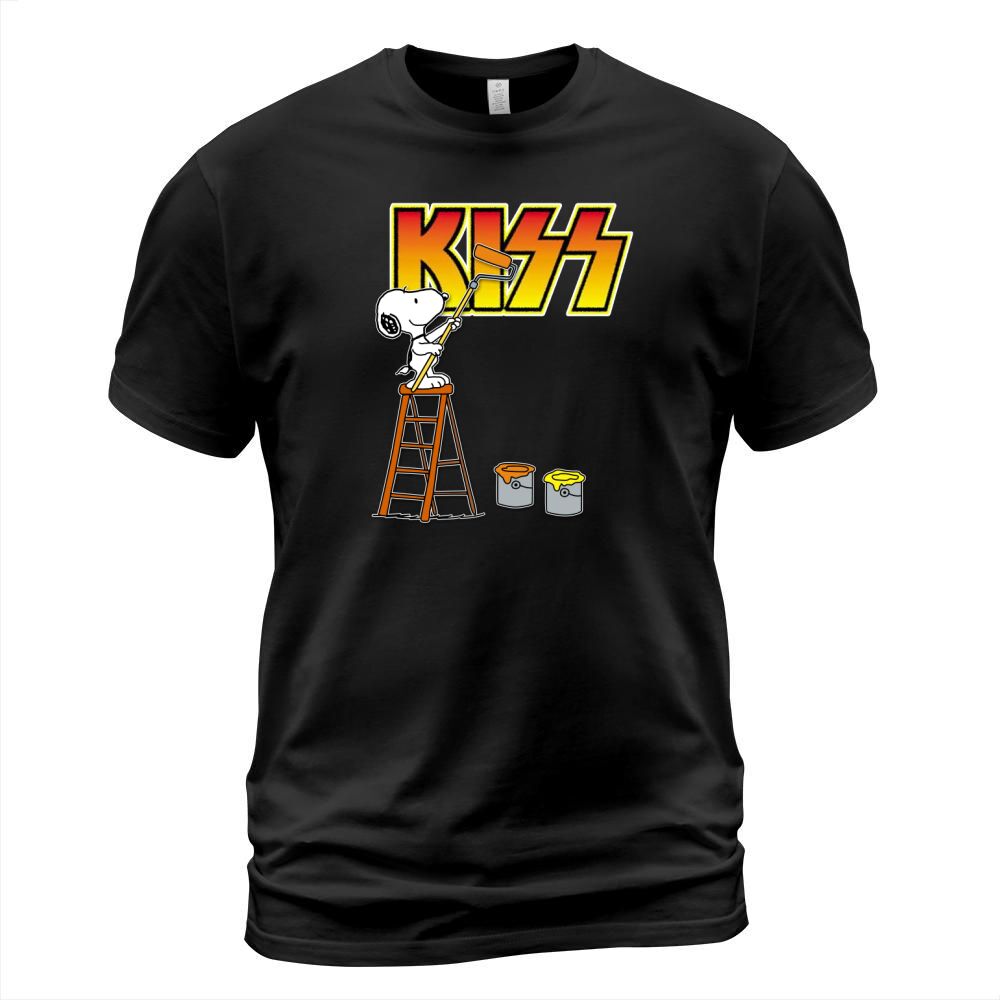 Snoopy paint Kiss T-Shirt Unisex
