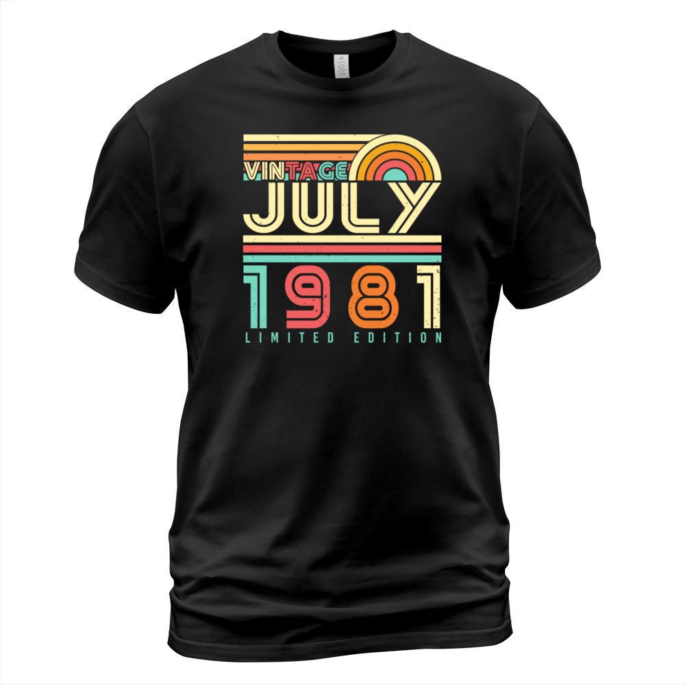 Best Birthday In July 1981 T-Shirt Unisex
